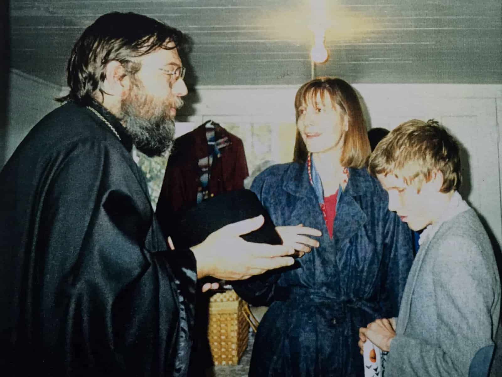 Fr. David Fox, Tatiana and Ax.